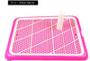 64cm*48cm Dog Toilet Pet Toilets Tray Plastic Grid Potty with Pillar