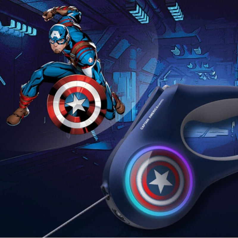 Pet Dog Leash LED Retractable Collar Light Leash harness with Lock &Release Mechanism Walking Leash glowing Cat Dog accessories