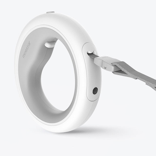 MOESTAR UFO Retractable Dog Leash Ring Led lighting Flexible Dog Puppy Traction Rope Belt  Pet Collar for All Kinds Dog