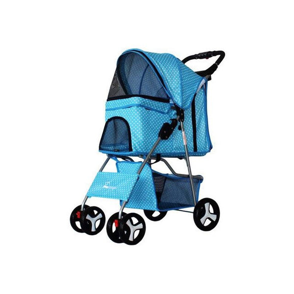 2019 Light Pet Stroller Dog Stroller Foldable Four-wheeled Cat and Dog Universal Dog Supplies Dog Carrier