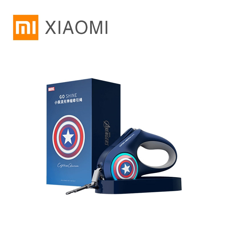 XIAOMI MIJIA PETKIT Dog Telescopic Traction Rope MARVEL Version dog collar dog seat belt puppy collar dog leash pet products