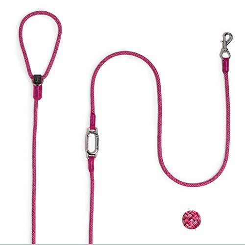 Large Dog Leash Rope Leads Leather Hands Free No Pull Nylon Waist Leash Collars Dragonne Correa Perro Samoyed Pet Harness 45QY63