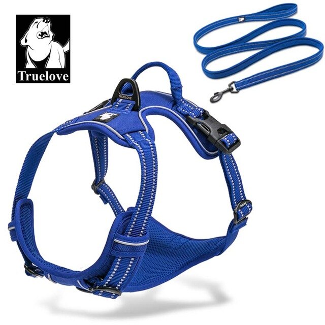 Truelove Pet Dog Harness Leash For Pet Set Large Small Medium Dogs Collars And Harnesses For Dogs Nylon Dog Leash And Harness