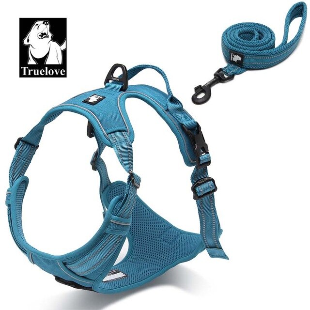 Truelove Pet Dog Harness Leash For Pet Set Large Small Medium Dogs Collars And Harnesses For Dogs Nylon Dog Leash And Harness