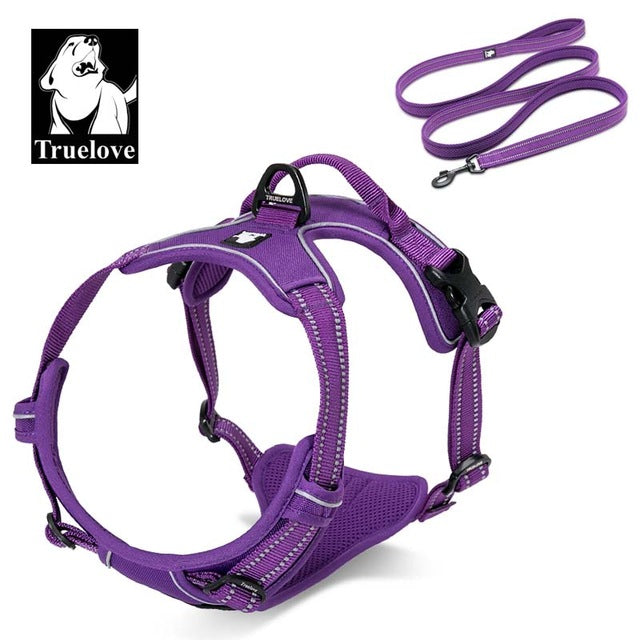 Truelove Pet Dog Harness Leash For Pet Set Large Small Medium Dogs Collars And Harnesses For Dogs Nylon Dog Leash And Harness