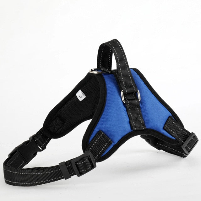 Large Pet Dog Collar Harness Leash Set Traction Rope Walk The Dog P Chain Pet Lead Harness Vest for Medium Large Dogs