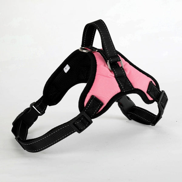 Large Pet Dog Collar Harness Leash Set Traction Rope Walk The Dog P Chain Pet Lead Harness Vest for Medium Large Dogs