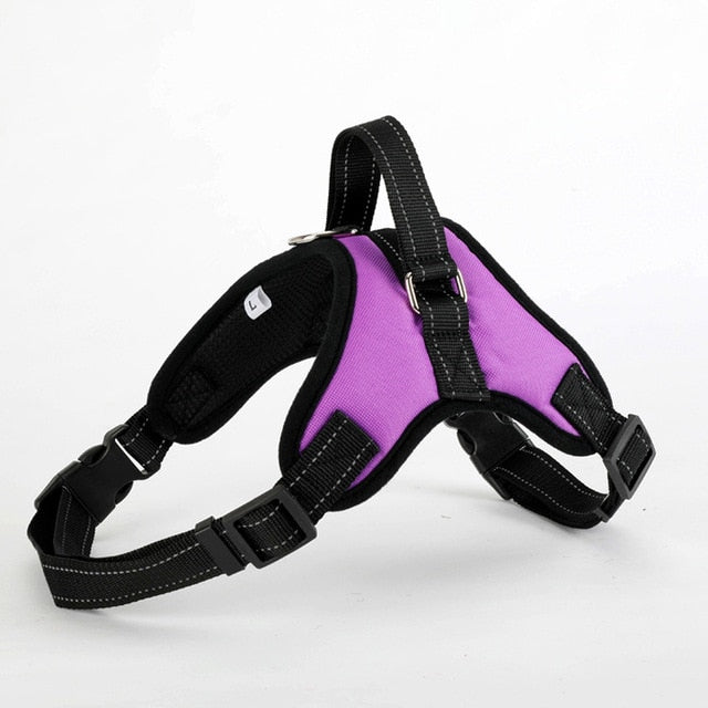 Large Pet Dog Collar Harness Leash Set Traction Rope Walk The Dog P Chain Pet Lead Harness Vest for Medium Large Dogs