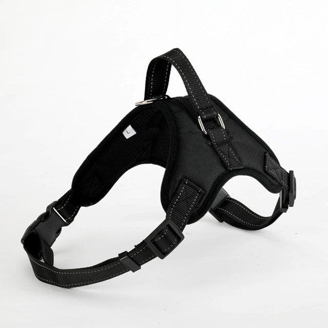 Large Pet Dog Collar Harness Leash Set Traction Rope Walk The Dog P Chain Pet Lead Harness Vest for Medium Large Dogs