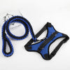 Large Pet Dog Collar Harness Leash Set Traction Rope Walk The Dog P Chain Pet Lead Harness Vest for Medium Large Dogs