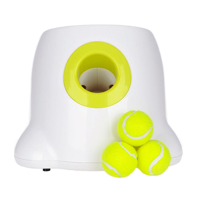 Dog pet toys Tennis Launcher Automatic throwing machine pet Ball throw device Section emission with 3 balls