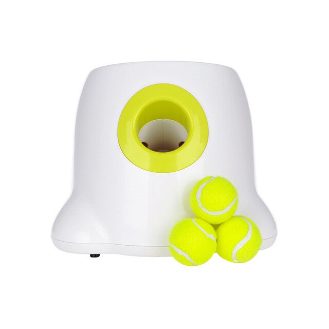 New Pet Dogs Toys Automatic Launcher Tennis Ball Throwing Mmachine Pet Ball Throw Device Dog Trainer Toy Chucker with 3 balls