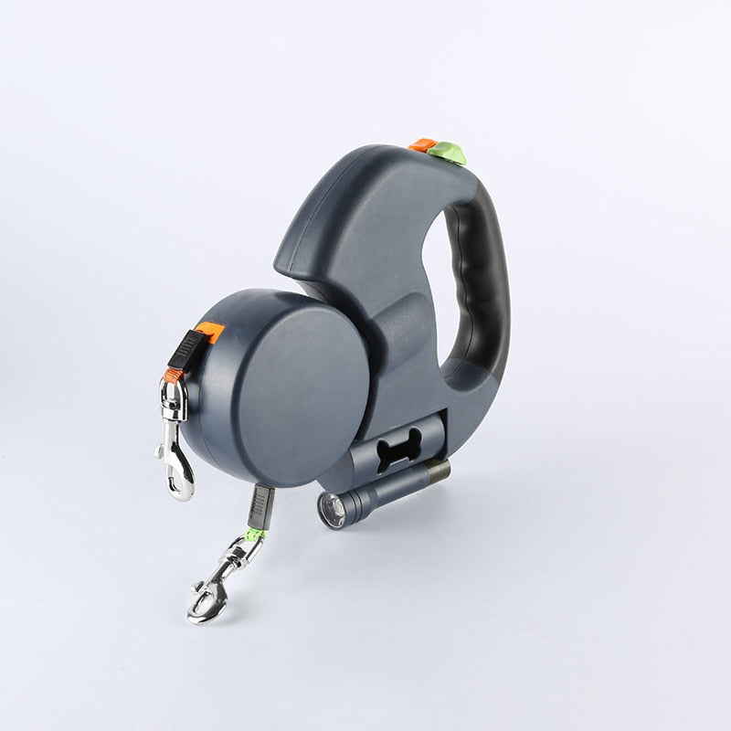 Double Dogs Leash Degree Leads Retractable Pet Dog Lead Leash Dual Dog 50 Pounds Pet Dog Rotation With Reflective Ribbons