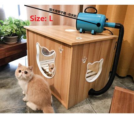 Pet drying box dog hair dryer bathing hair cat small dog home dryer automatic water blowing machine drying box