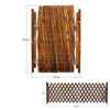 Natural Bamboo Dog Isolation Gate Baby Protection Pet Isolation Fence  Simple Stretchable Wooden Fence Easy Install 72X220cm