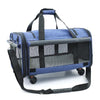 Breathable collapsible pet Cart portable pet bag out portable travel dog bag cat bag pet cage with universal wheel