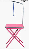 60*45cm Double X-Shape Professional Pet beauty table Dog Grooming Table Folding Grooming Desk With Hanging Rope Pink Blue