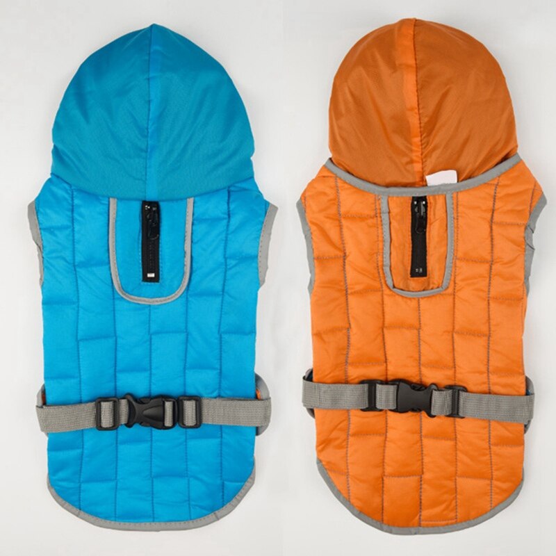 Dog Double Sided Clothes Outdoor Jackets Large Dog Clothes Warm Jacket Winter Soft Golden Retriever Thickening Coat Cotton