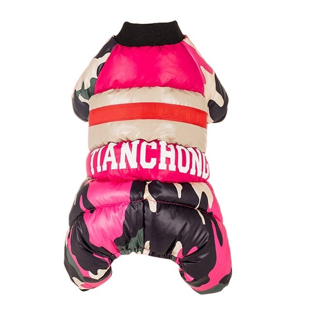 Dog Winter Clothes Jumpsuit Pet Down Jacket Clothing Cotton Fashion Puppy Coats Pet Outfits For French Bulldog Chihuahua