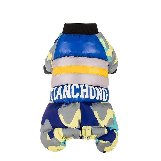 Dog Winter Clothes Jumpsuit Pet Down Jacket Clothing Cotton Fashion Puppy Coats Pet Outfits For French Bulldog Chihuahua