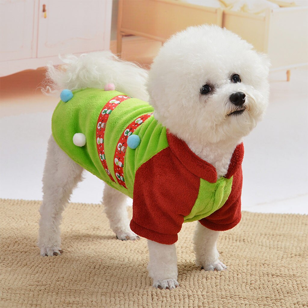 High Quality Pet Dog Cat Shirt Sweatshirt Christmas Windproof Winter Clothes Vest Jacket 2020 New