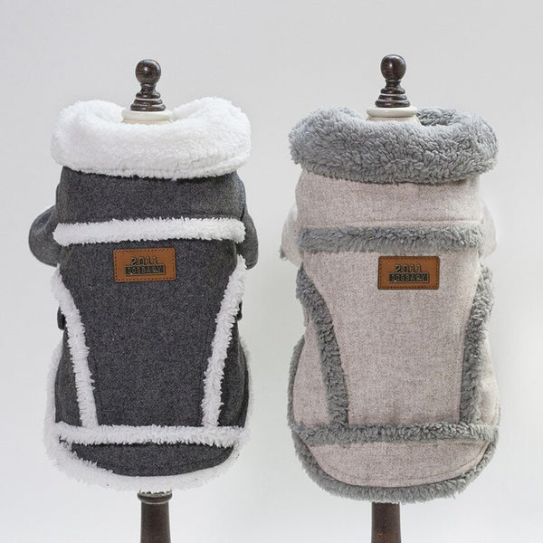 10PC/Lot Nordic Style Dog Jacket Winter Coats Pet Clothes Cat Small Dog Fleece Tops Pet Clothes