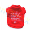 40pcs small Pet Clothes Cat Puppy Teddy Dog Fleece Embroidered Vest Christmas New Year Autumn Winter Dog Hoodies T shirt