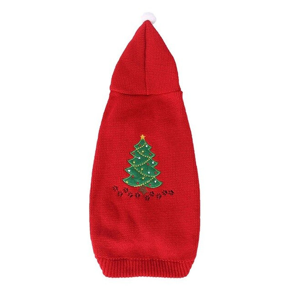 Dog Hoodies dog Christmas pullover Sweatshirt puppy Teddy head hoodie dog clothes winter warm pet dog jacket  dog Coat n