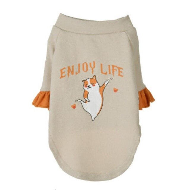 Cute Pet Clothes Dog Clothes Vest Dog 2-legged Costume Leisure Warm T-shirt Small Doggy Coat  For Autumn And Winter n