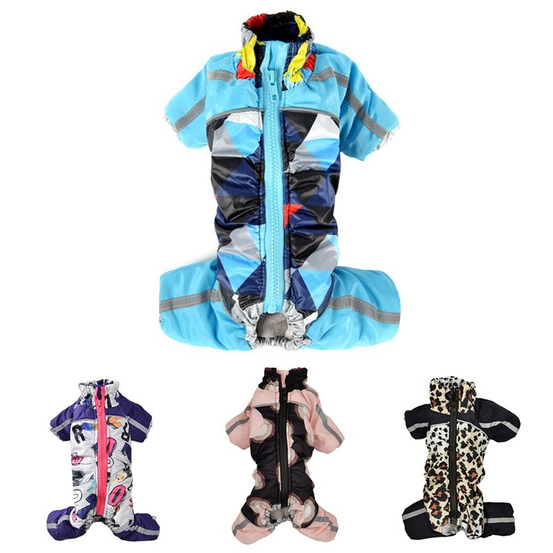 Winte Dog Coat Puppy Jumpsuit Clothes Camo Pattern Small Dog Jacket Hoodies Chihuahua Yorkie Clothing Wool Coat Cat Costumes
