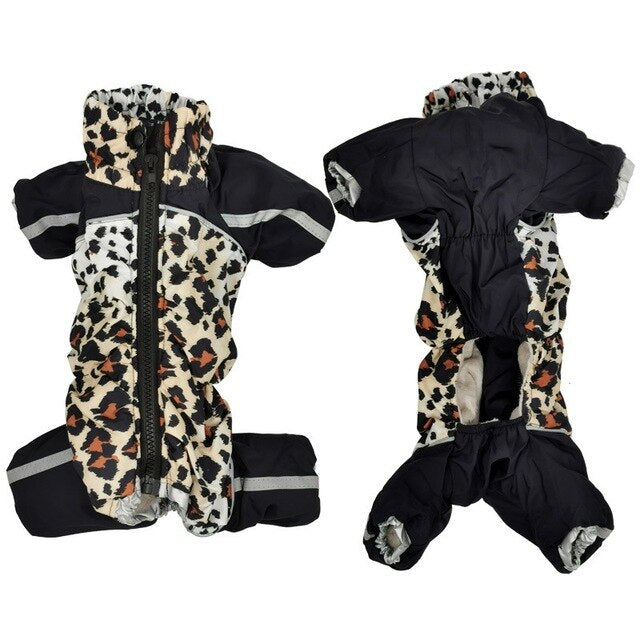 Winte Dog Coat Puppy Jumpsuit Clothes Camo Pattern Small Dog Jacket Hoodies Chihuahua Yorkie Clothing Wool Coat Cat Costumes