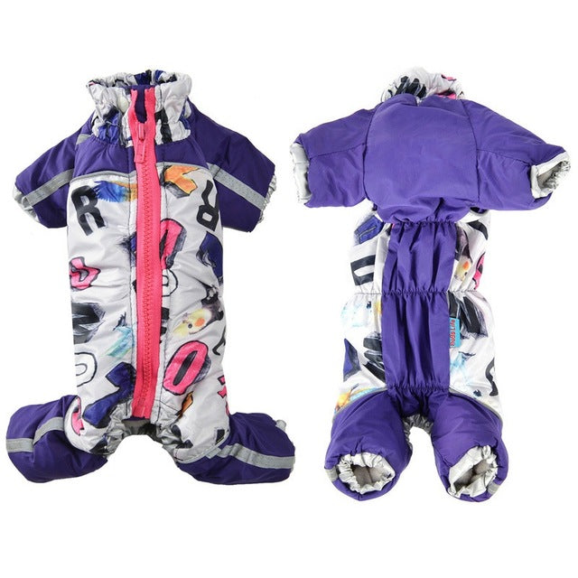 Winte Dog Coat Puppy Jumpsuit Clothes Camo Pattern Small Dog Jacket Hoodies Chihuahua Yorkie Clothing Wool Coat Cat Costumes