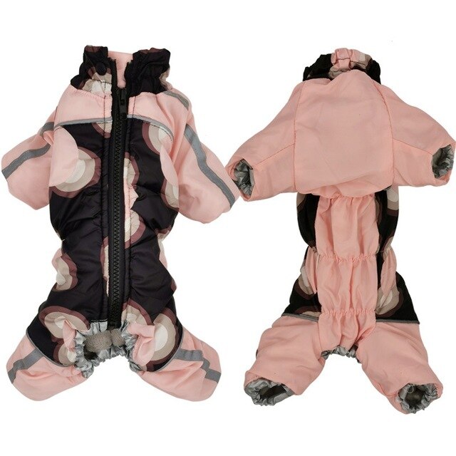 Winte Dog Coat Puppy Jumpsuit Clothes Camo Pattern Small Dog Jacket Hoodies Chihuahua Yorkie Clothing Wool Coat Cat Costumes