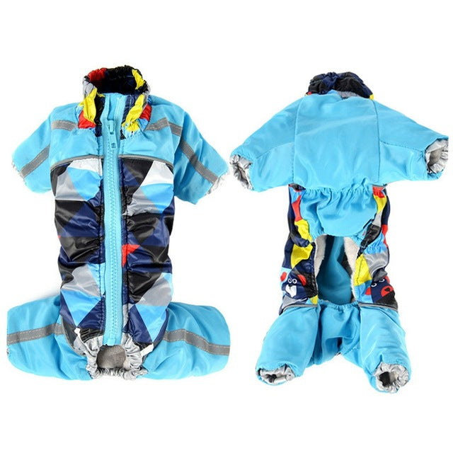 Winte Dog Coat Puppy Jumpsuit Clothes Camo Pattern Small Dog Jacket Hoodies Chihuahua Yorkie Clothing Wool Coat Cat Costumes