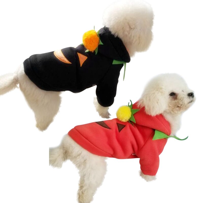 Pet Clothes Cosplay Pumpkin Hoodies Dogs Cat Halloween Cute Costume Clothing Comfort For Small Medium Dog