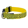 160pcs/lot LED Dog Collar Flashing In Dark 3 Mode Lighting Safety Adjustable Nylon Leopard Pet Collar Luminous Pet Accessories