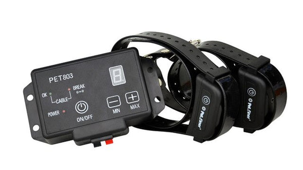 Waterproof Rechargeable Pet Electronic Fence Fencing System Dog Shock Collars