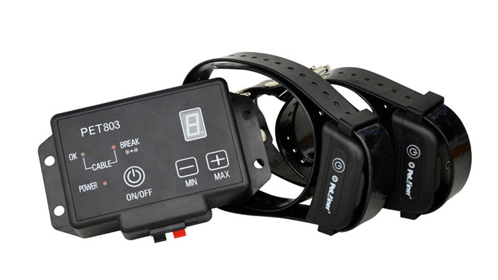 Remote Dog Training Shock Collar E-Collar Dog Electric Fence Collar For 2 Dogs