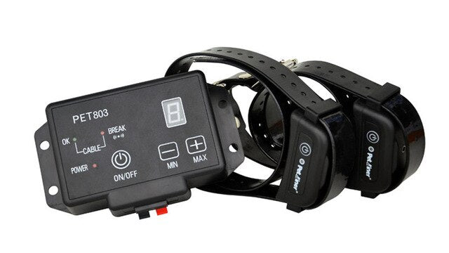 Remote Dog Training Shock Collar E-Collar Dog Electric Fence Collar For 2 Dogs