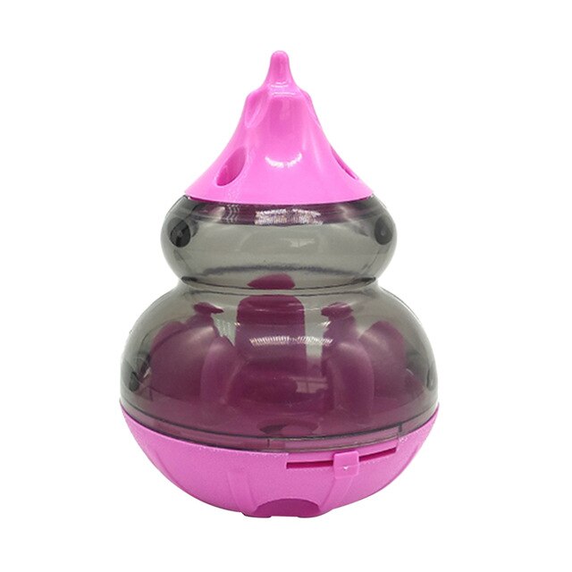 Pet Dog Puzzle Tumbler Toy Iq Training Toy Automatically Leak Food Dispenser Tools Gourd Shaped Dogs Cats Slow Feeder Toy