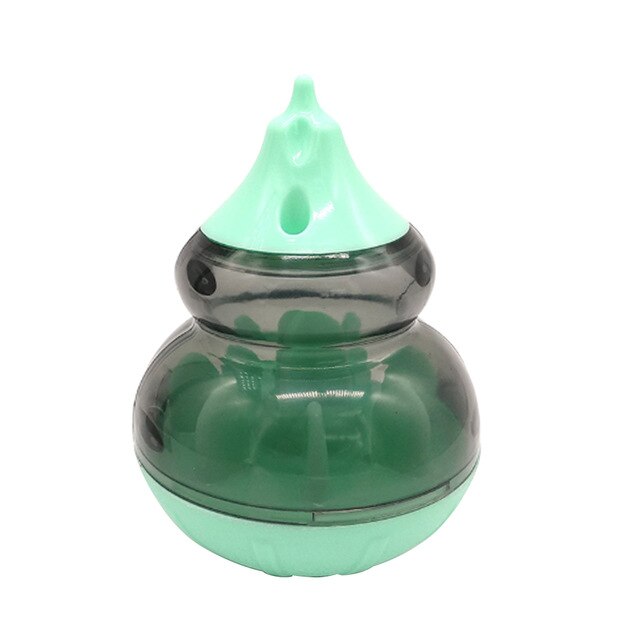 Pet Dog Puzzle Tumbler Toy Iq Training Toy Automatically Leak Food Dispenser Tools Gourd Shaped Dogs Cats Slow Feeder Toy