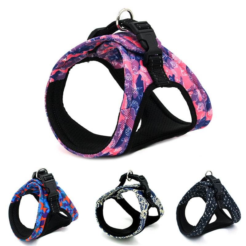No Pull Pet Dog Harness for Small Medium Dogs Mesh Breathable Puppy Dog Chest Strap French Bulldog Pug Harness Pets Accessories