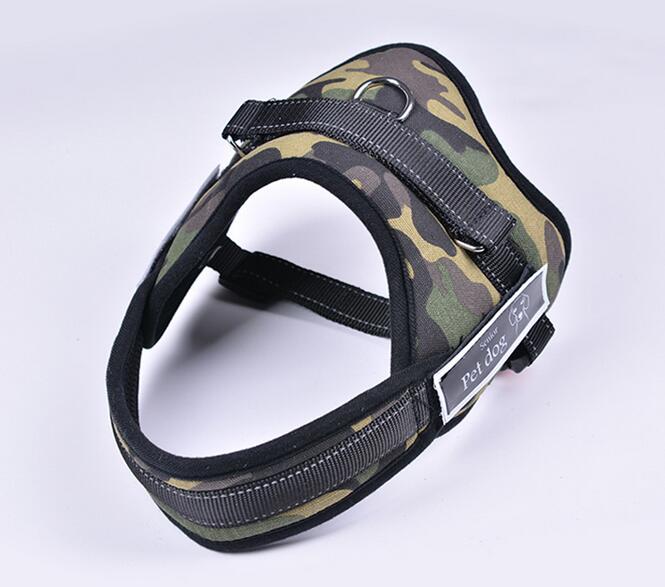 Wholesale Camouflage thicken Wear-resisting cloth Dog harness Pet products Dog Waist straps