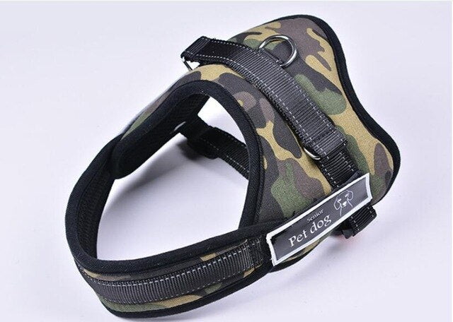 Wholesale Camouflage thicken Wear-resisting cloth Dog harness Pet products Dog Waist straps