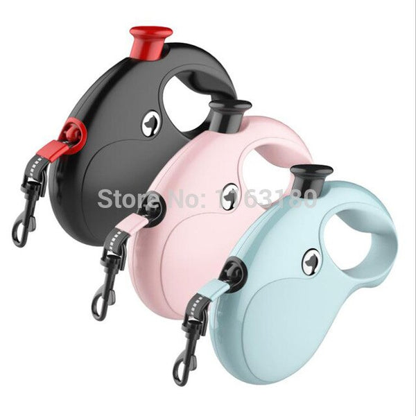 2pcs/lot 5M Retractable Dog Leash Automatic Flexible Dog Puppy Cat Traction Rope Belt Dog Leash for Small Medium Dog Pet Product