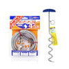 High Quality Long Outdoor Transparent Steel Wire Dog Leash +Screw Pet Stake Anchor 47cm Pet Travelling Product Set