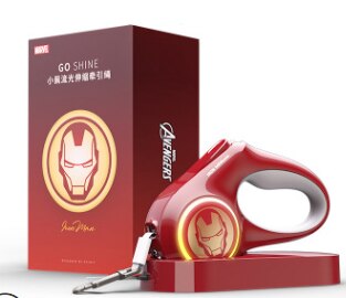 The New Marvel Streamer Leash Automatic expansion Leashes Marvel Walking the dog rope pet dog leash Pet supplies