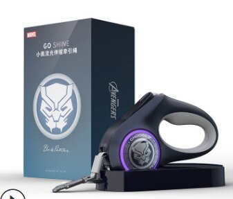 The New Marvel Streamer Leash Automatic expansion Leashes Marvel Walking the dog rope pet dog leash Pet supplies