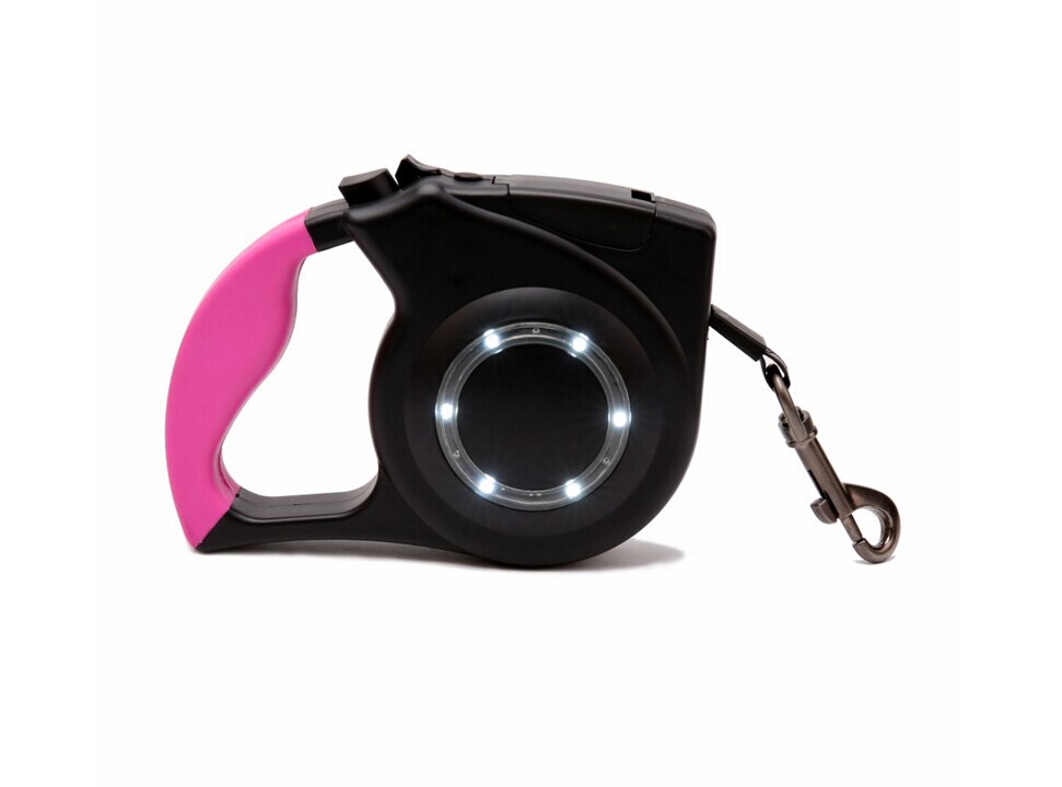 WholeSale 20pcs/lot 4M  LED Night Walk Automatic Retractable Dog Lead Rope Extendable Pet Leash 4M 35kgs Reflecting