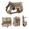 EXCELLENT ELITE SPANKER Tactical Battle Dog Clothes Suit Military Outdoor Training Molle Vest Harness Pets Hunting Accessories